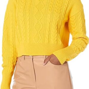 The Drop Women's Waylon Cropped Cable Sweater